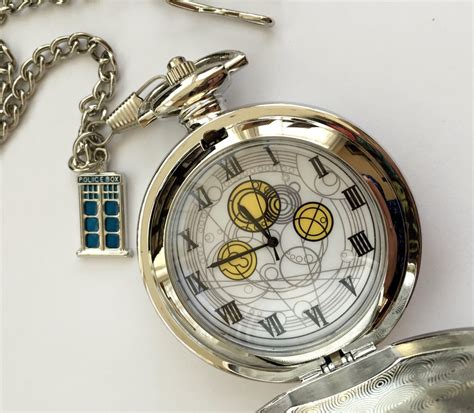 doctor pocket watch replica|tardis fob watches.